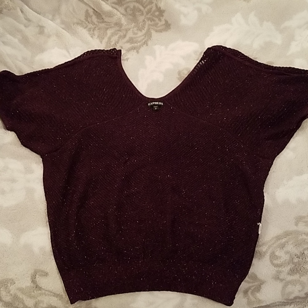 Express short sleeved batwing top